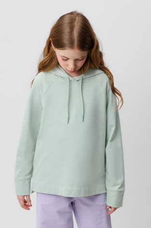 Толстовки подростковые для девочки, артикул: КБ 302091, цвет: голубой