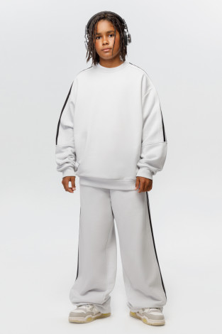 Брюки подростковые, артикул: КБ 400895, цвет: светло-серый5